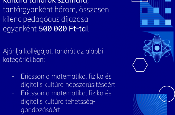 Ericsson-dij 2024 - felhivás